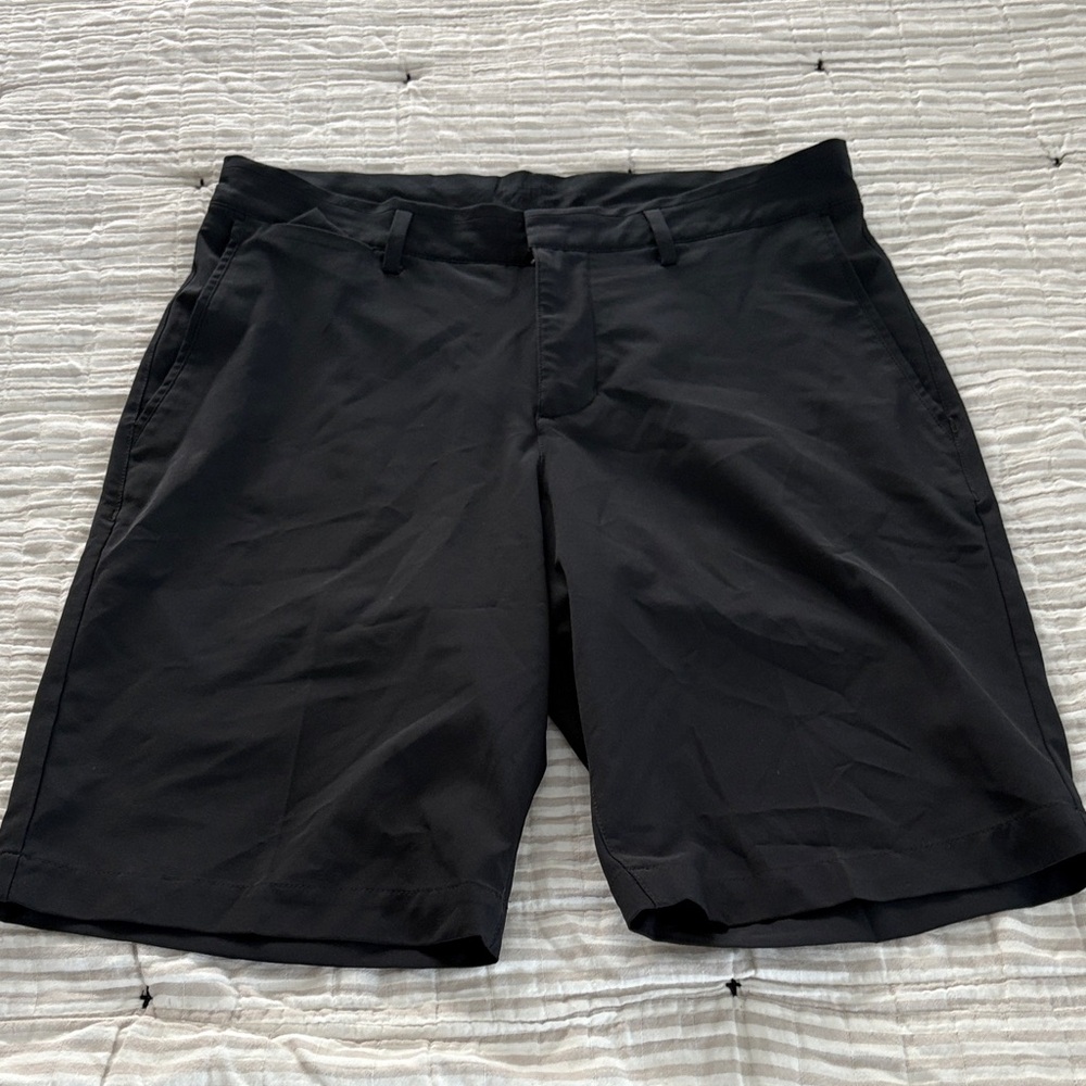 Men's Black Golf Shorts-Nike